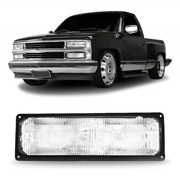 Pisca Seta Inferior Farol Silverado 1993 A 2001 Cristal