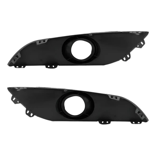 Par Moldura Milha Vectra 2009 2010 2011 2012 Com Furo Preto Ambos Os Lados