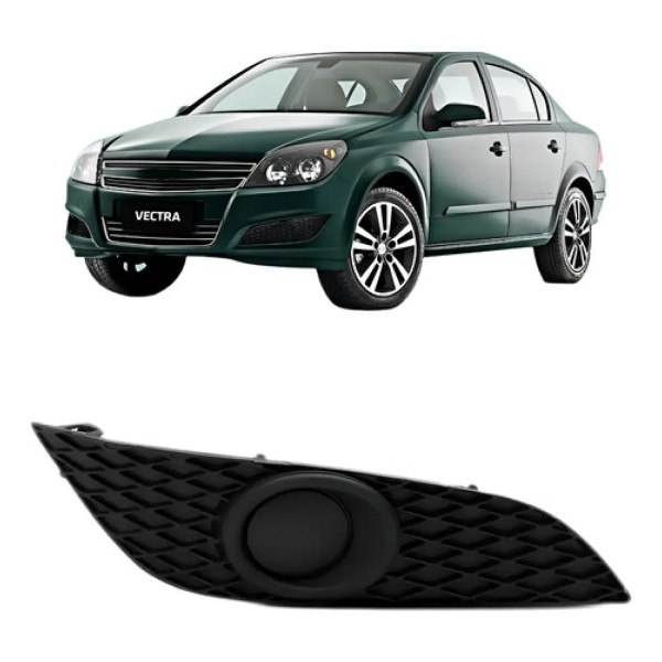 Moldura Milha Vectra 2009 2010 2011 Sem Furo Modelo Original