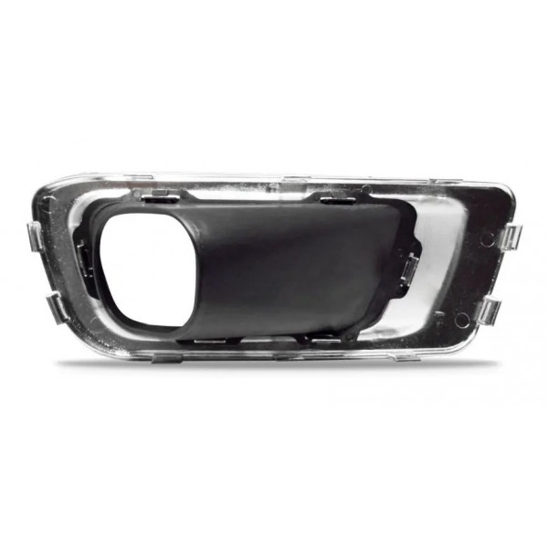 Moldura Milha S10 12 13 14 15 16 Com Furo Borrachão Cromado