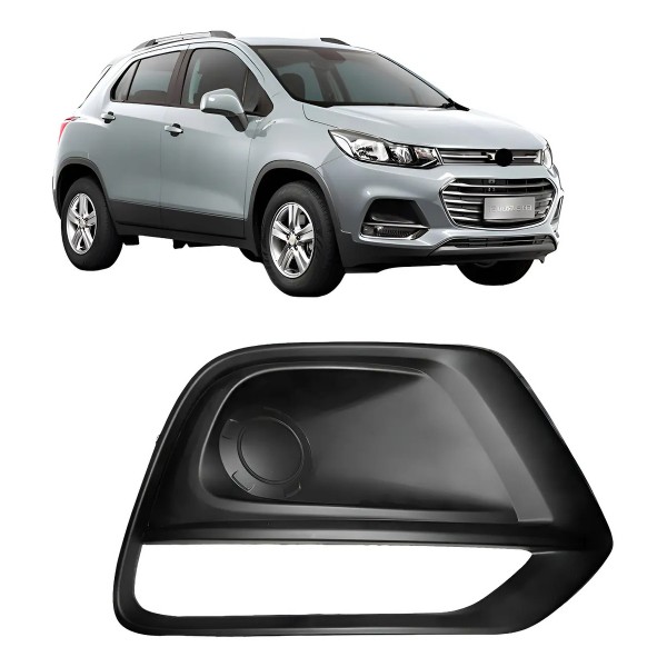 Moldura Farol Milha Tracker 2017 2018 2019 2020 Com Furo
