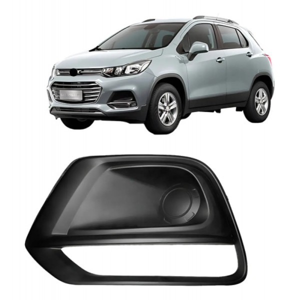 Moldura Farol Milha Tracker 2017 2018 2019 2020 Com Furo