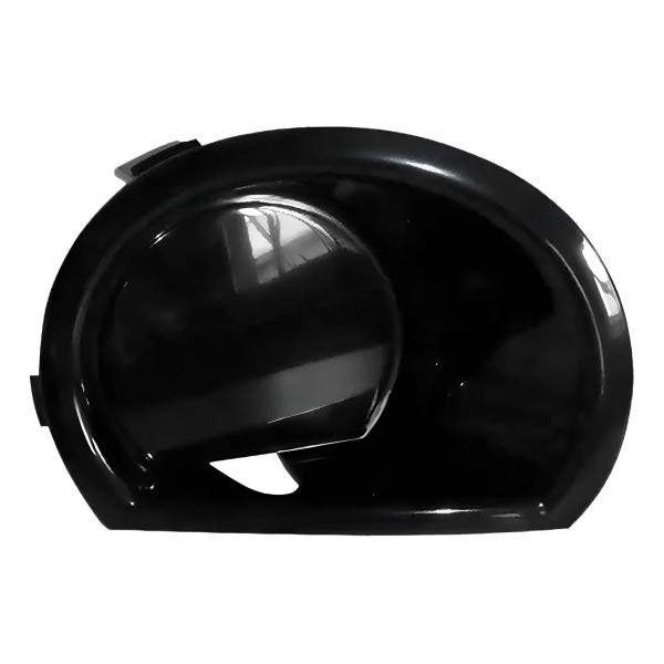Par Moldura Farol Milha Parachoque Dian. S10 S/ Furo 17 A 19 Preto