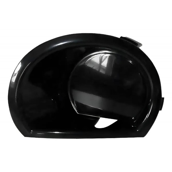 Par Moldura Farol Milha Parachoque Dian. S10 S/ Furo 17 A 19 Preto