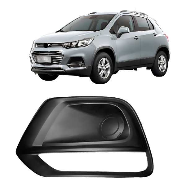 Moldura Farol Milha Tracker 2017 A 2020 C/ Furo S/ Friso