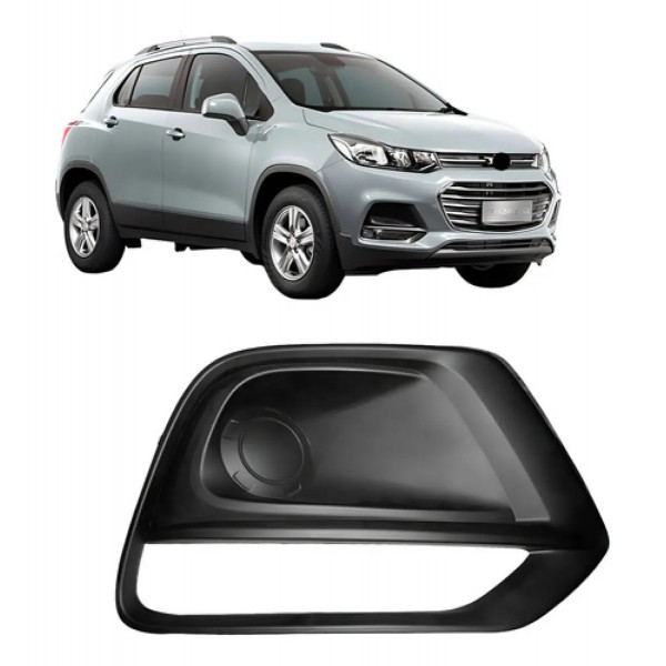 Moldura Farol Milha Tracker 2017 A 2020 C/ Furo S/ Friso