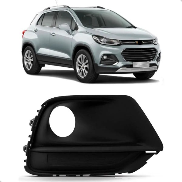 Moldura Farol Milha Tracker 2017 2018 2019 2020 Sem Furo