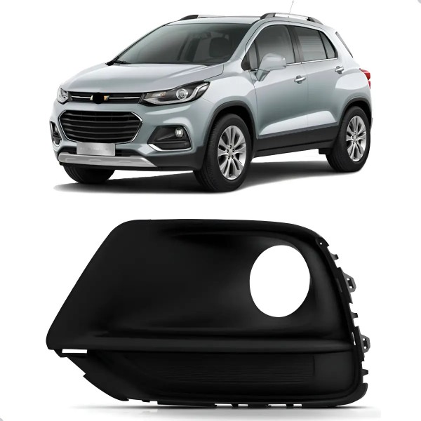 Moldura Farol Milha Tracker 2017 2018 2019 2020 Sem Furo