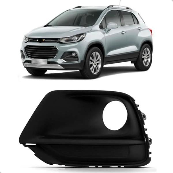 Moldura Farol Milha Tracker 2017 2018 2019 2020 Sem Furo