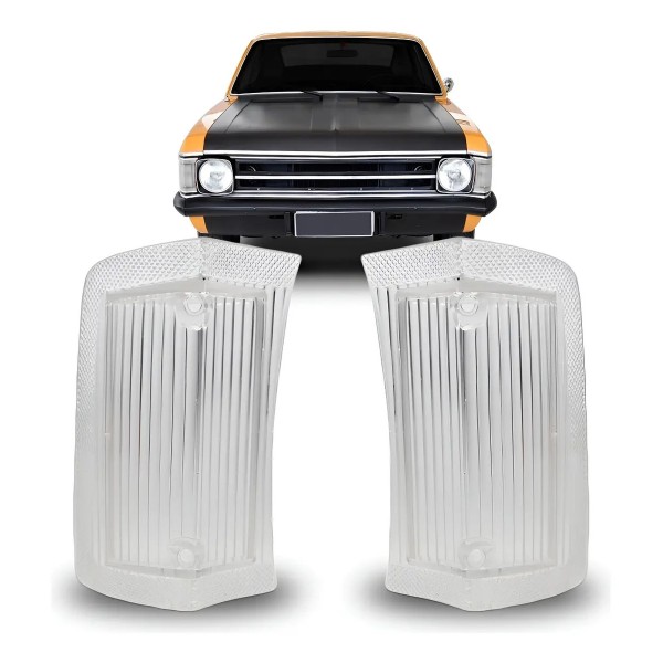 Lente Pisca Seta Chevrolet Opala 1973 1974 Cristal