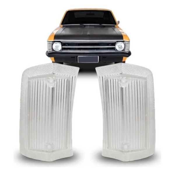 Lente Pisca Seta Chevrolet Opala 1973 1974 Cristal