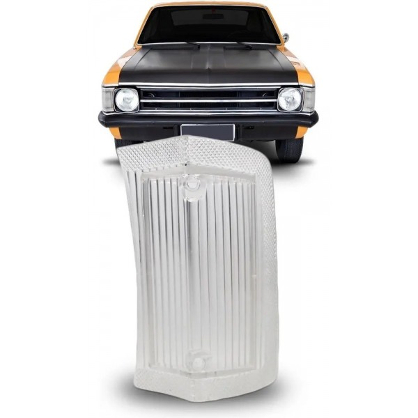 Lente Pisca Seta Chevrolet Opala 1973 1974 Cristal