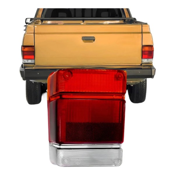 Lente Lanterna Traseira Chevy 1983 A 93 1994 Fumê Acrilico