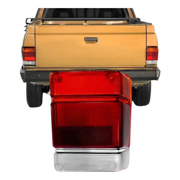 Lente Lanterna Traseira Chevy 1983 A 93 1994 Fumê Acrilico