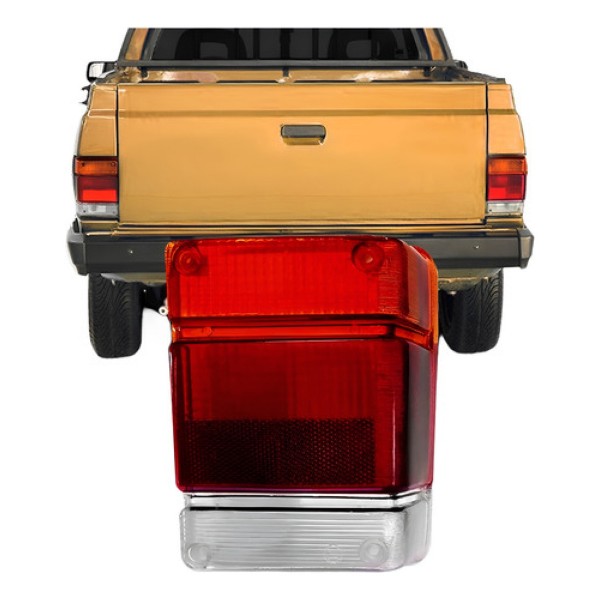 Lente Lanterna Traseira Chevy 1983 A 93 1994 Fumê Acrilico