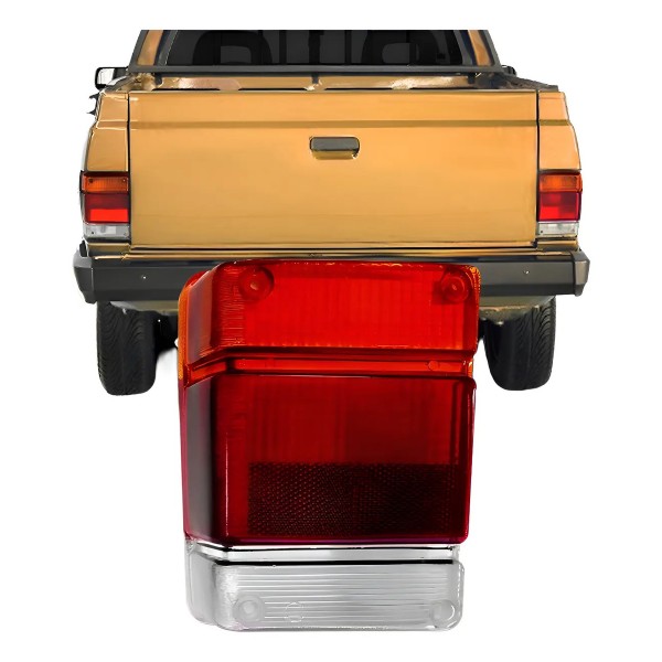 Lente Lanterna Traseira Chevy 1983 A 93 1994 Fumê Acrilico