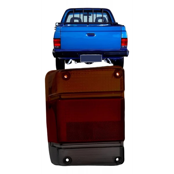 Lente Sinaleira Traseira Chevy Marajo 1983 84 A 93 1994 Fume