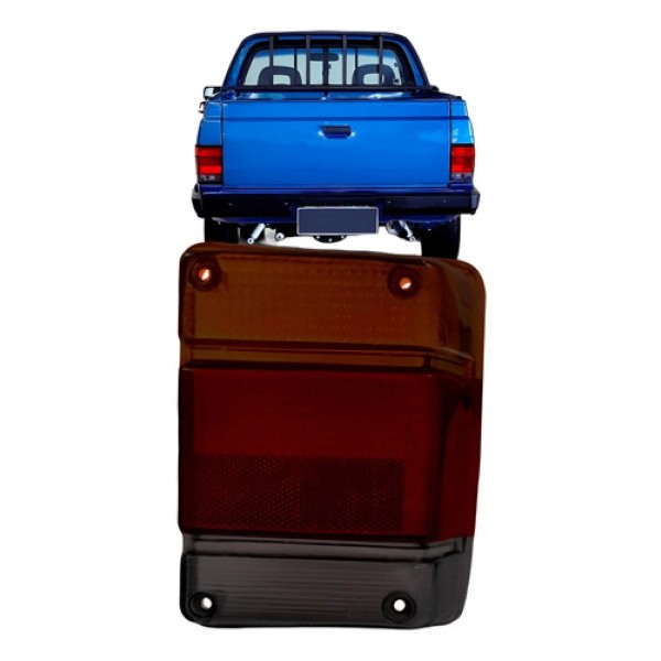 Lente Sinaleira Traseira Chevy Marajo 1983 84 A 93 1994 Fume