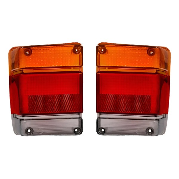 Par Lente Sinaleira Traseira Chevy Marajo 1983 1984 1985 198 Vermelho