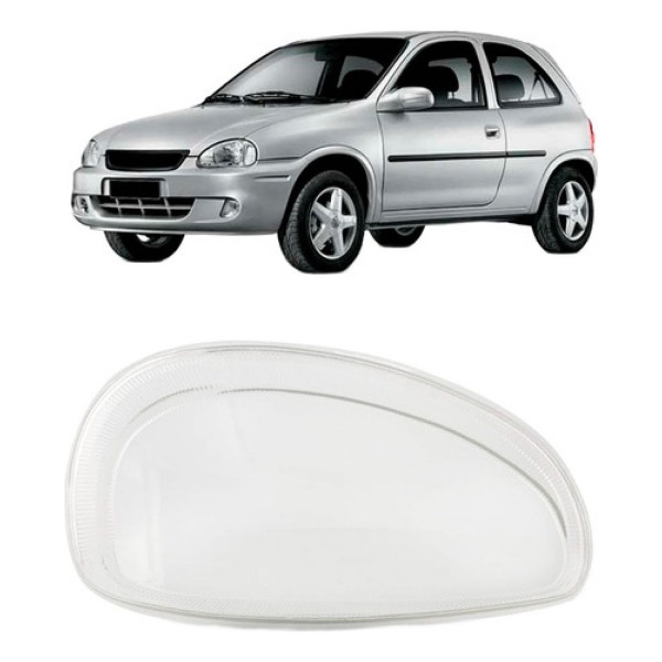Lente Farol Corsa 2000 2001 2002 Liso