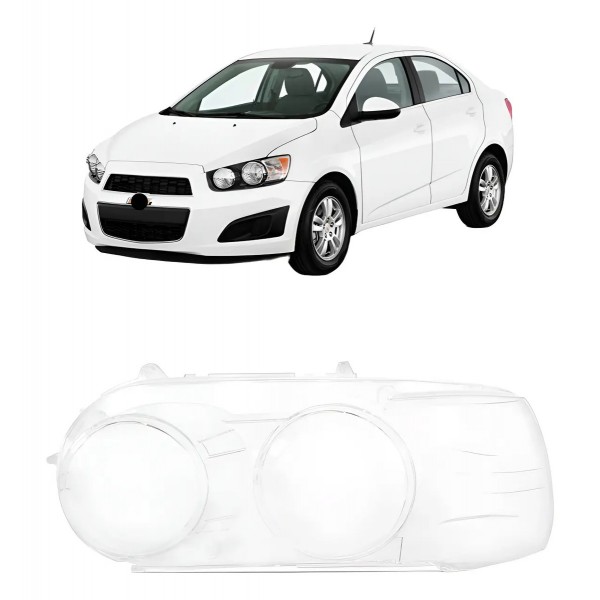 Lente Farol Para Chevrolet Sonic 2012 Até 2015