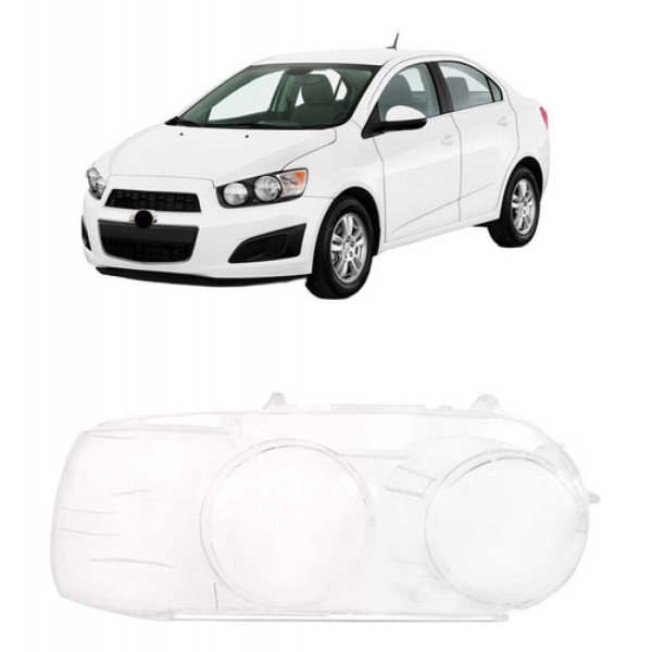 Lente Farol Para Chevrolet Sonic 2012 Até 2015
