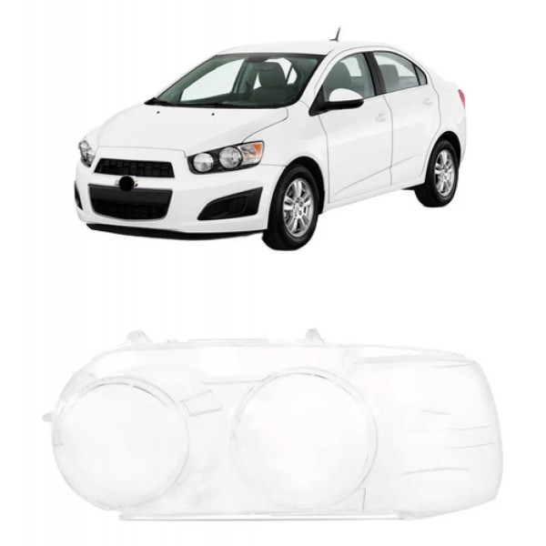 Lente Farol Para Chevrolet Sonic 2012 Até 2015