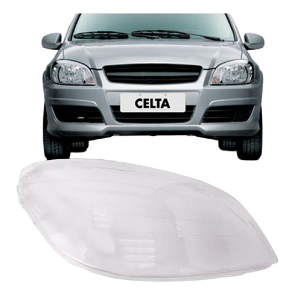 Lente Farol Celta Prisma 2007 A 2012 Cristal