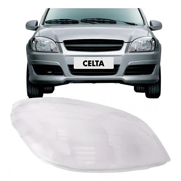 Lente Farol Celta Prisma 2007 A 2012 Cristal