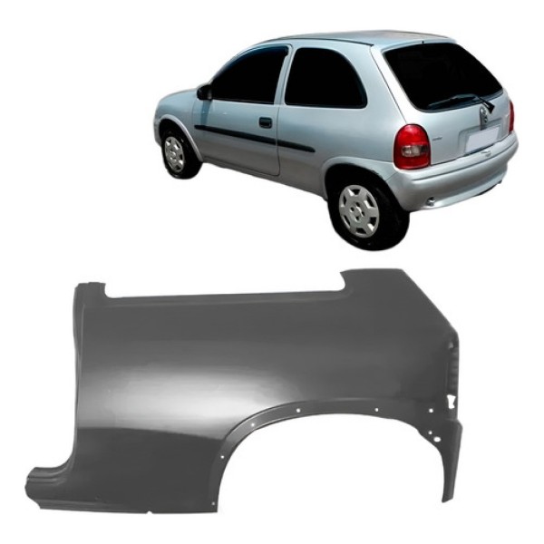 Lateral Traseira Corsa 2000 01 02 2003 2 Portas Com Garantia