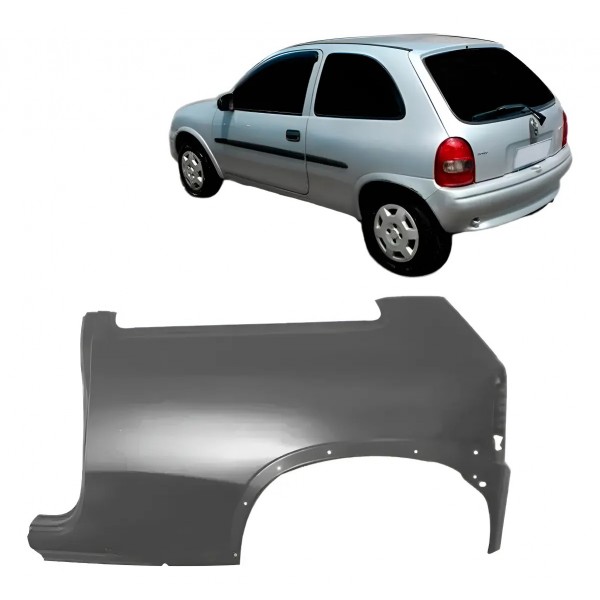 Lateral Traseira Corsa 2000 01 02 2003 2 Portas Com Garantia