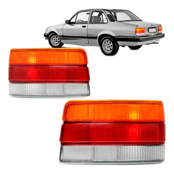 Par Lanterna Tricolor Chevette 1987 A 1996