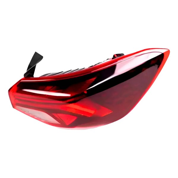 Par Lanterna Traseira Onix 2020 Até 2024 Canto Com Led Ambos Lados Vermelho
