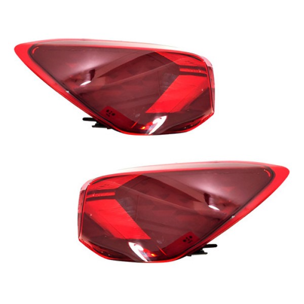 Par Lanterna Traseira Onix 2020 A 2023 Sedan Canto Sem Led