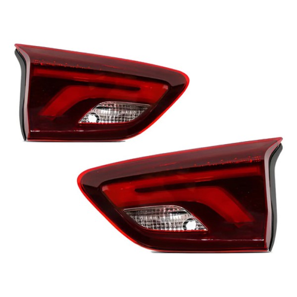 Par Lanterna Traseira Onix 2020 A 2023 Sedan Mala Com Led