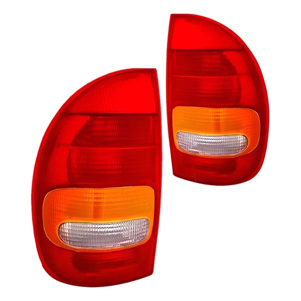 Par Lanterna Traseira Corsa 4pts 1994 95 96 A 1999 Tricolor Ambos Lados Tricolor