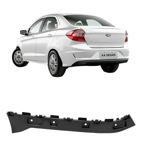 Suporte Guia Parachoque Traseiro Ka Sedan 2015 A 2022