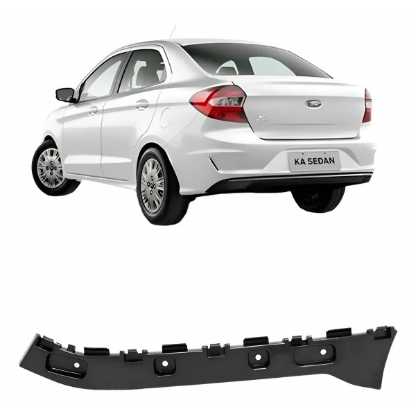 Suporte Guia Parachoque Traseiro Ka Sedan 2015 A 2022