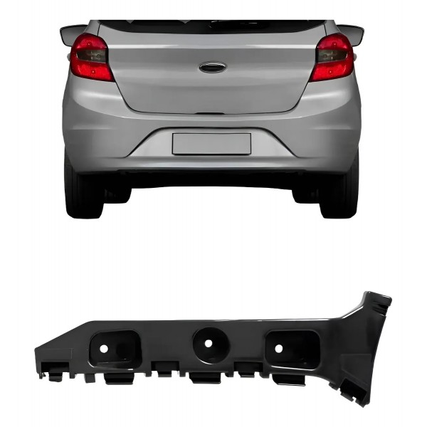 Suporte Guia Parachoque Traseiro Ka Hatch 2015 A 2022
