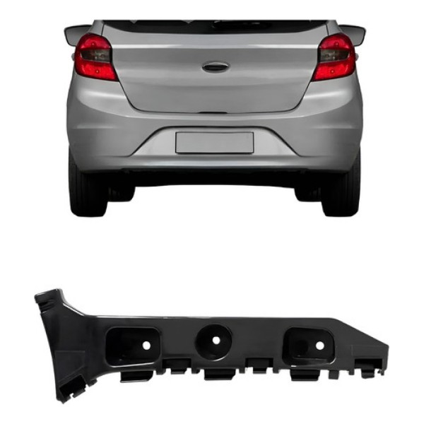 Suporte Guia Parachoque Traseiro Ka Hatch 2015 A 2022