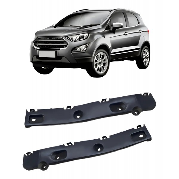 Par Guia Parachoque Dianteiro Ecosport 2018 A 2024