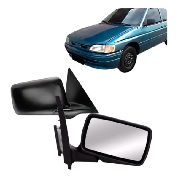 Par Retrovisor Escort 1993 1994 1995 1996 Sem Controle