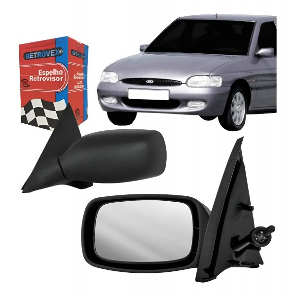 Retrovisor Escort 1997 A 2000 Zetec Manual  Retrovex