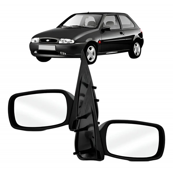 Par Retrovisor Fiesta 96 1997 1998 1999 00 2001 2002 Oferta
