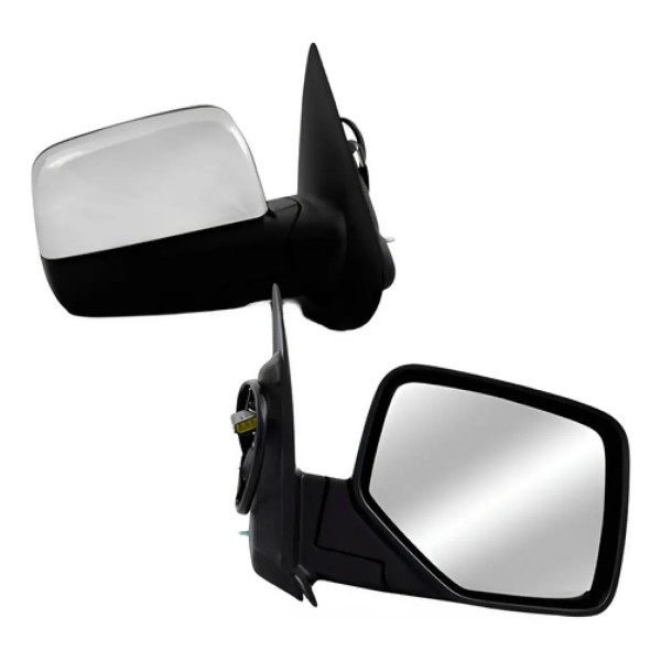 Par Retrovisor Ranger 2005 A 2009 Eletrico Capa Cromada