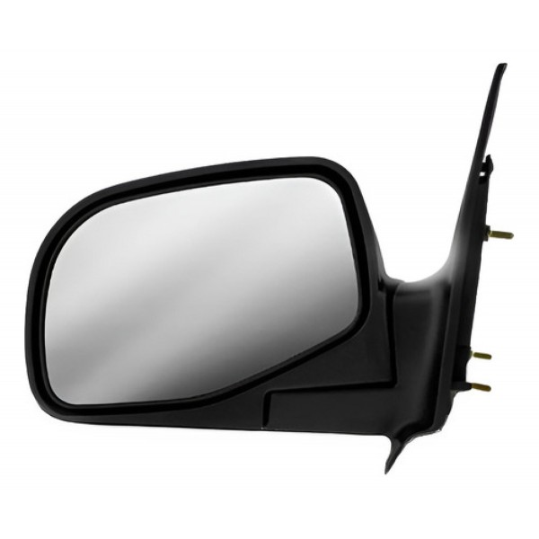 Par Retrovisor Ford Ranger 1998 Á 2006 Fixo Preto.