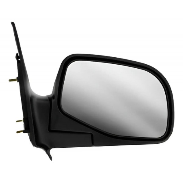 Par Retrovisor Ford Ranger 1998 Á 2006 Fixo Preto.