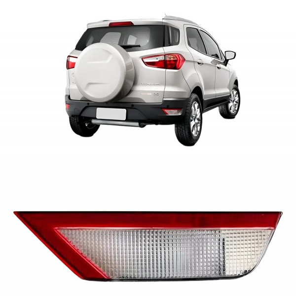 Refletor Parachoque Traseiro Ecosport 2013 A 2018 Bicolor
