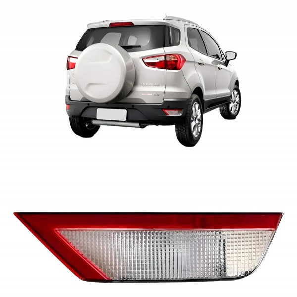 Refletor Parachoque Traseiro Ecosport 2013 A 2018 Bicolor