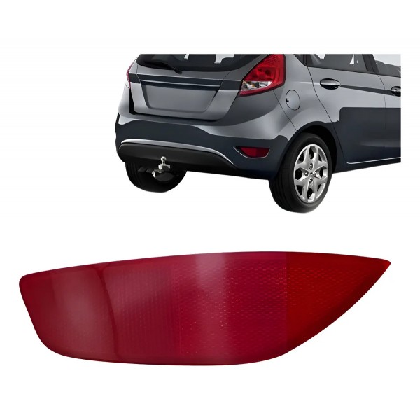 Refletor Traseiro New Fiesta 2011 A 2012 Hatch